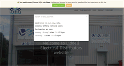 Desktop Screenshot of liddellelectrical.co.uk