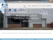 Tablet Screenshot of liddellelectrical.co.uk